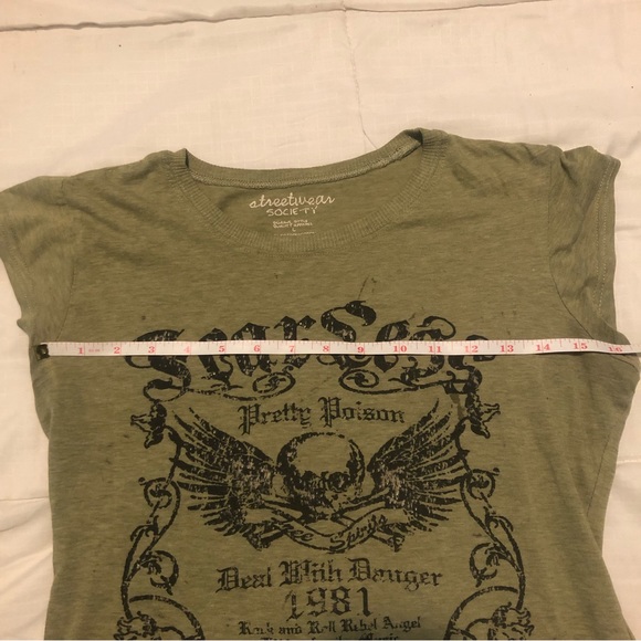 3/20$ SWS - Green Punk Rock Shirt - Picture 2 of 5